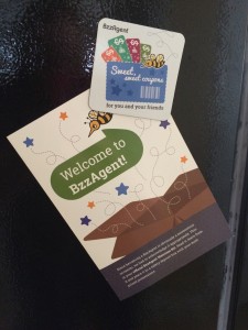 Hanging on the fridge